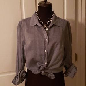 J Crew Chambray blue 'The Boy Shirt'